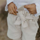 PAPERBAG SHORTS AUS CORD MIT SCHLEIFE