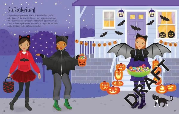 Mein Anziehpuppen-Stickerbuch - Halloween