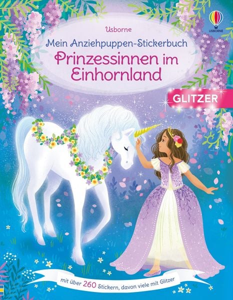 Mein Anziehpuppen-Stickerbuch - Prinzessinnen im Einhornland
