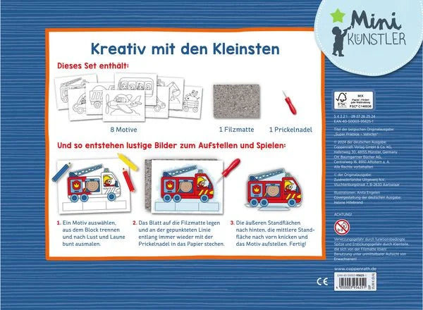 Mein großes Prickel-Starterset: Fahrzeuge