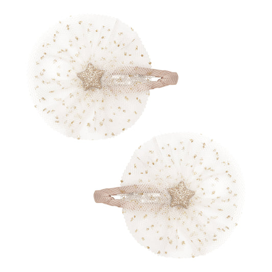 BALLERINA STAR CLIPS - IVORY