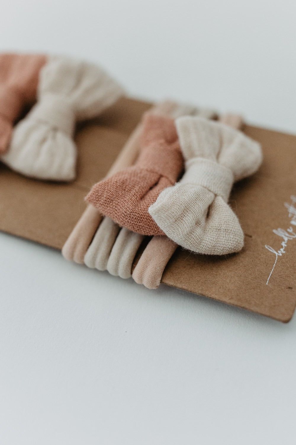 HAARSPANGEN "MINI MUSLIN BOWS MIX"