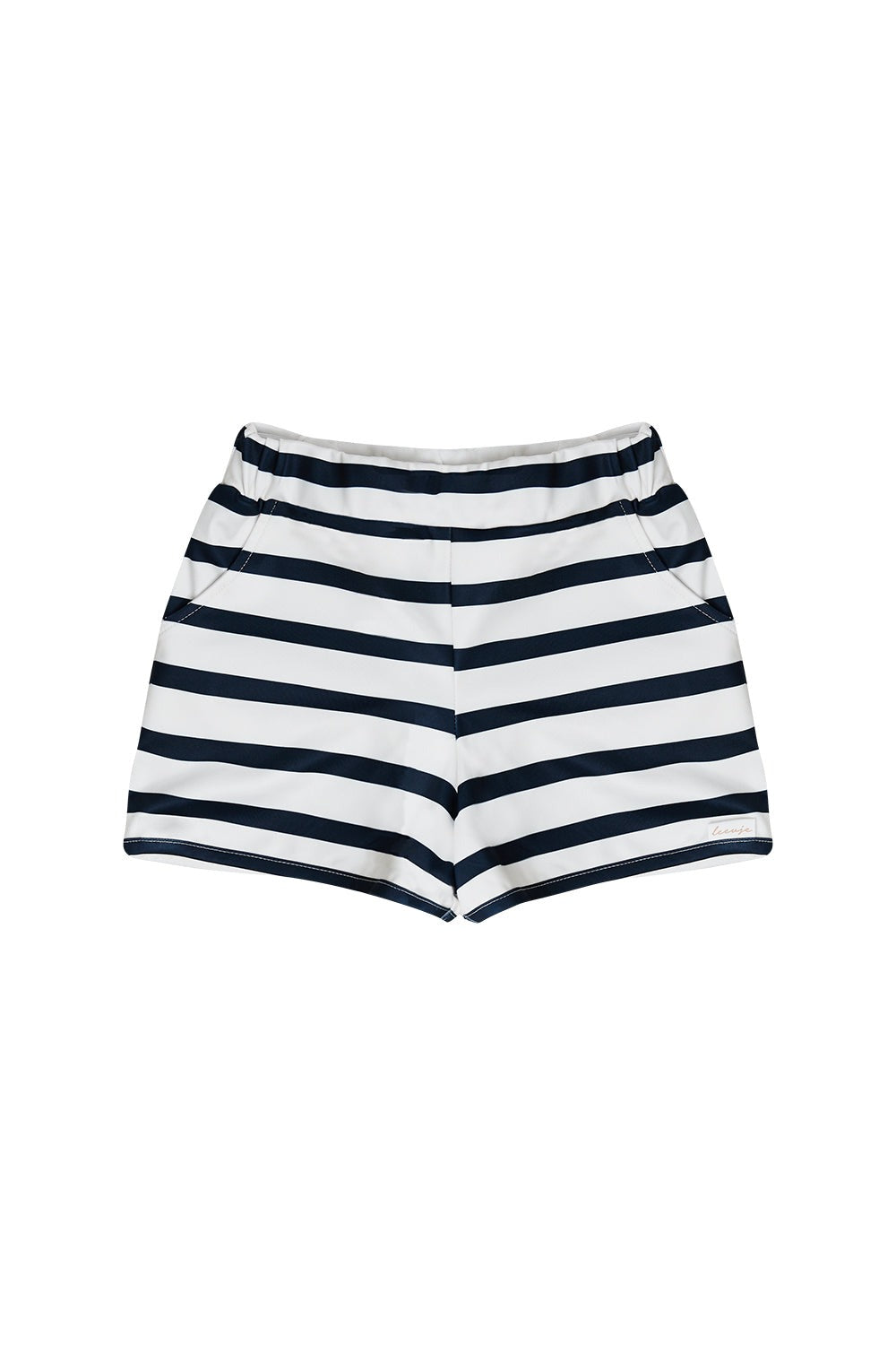 swim shorts - white/navy