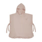 Poncho aus Musselin mit Rüschen 'flowers' - dusty rose