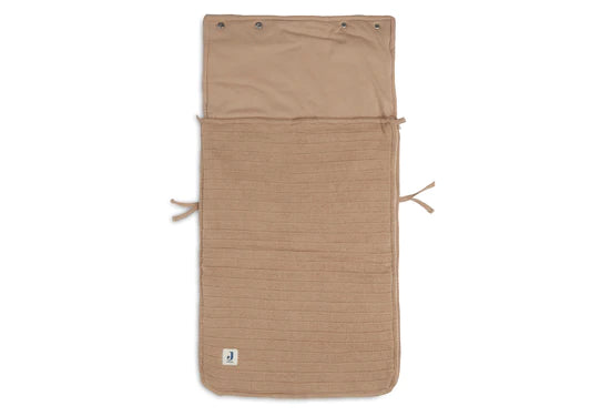 FUßSACK FÜR AUTOSITZ - PURE KNIT BISCUIT