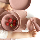 BLUMENTELLER, 2ER-PACK - ROSE MIX