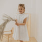 KLEID MIT BREITER RÜSCHE